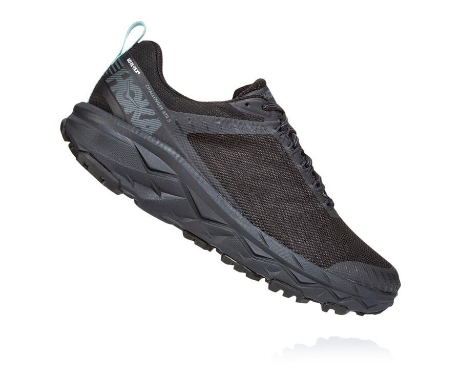 Hoka One One トレイルシューズ レディース 黒 - チャレンジャー ATR5ゴアテックス - ZO7234506